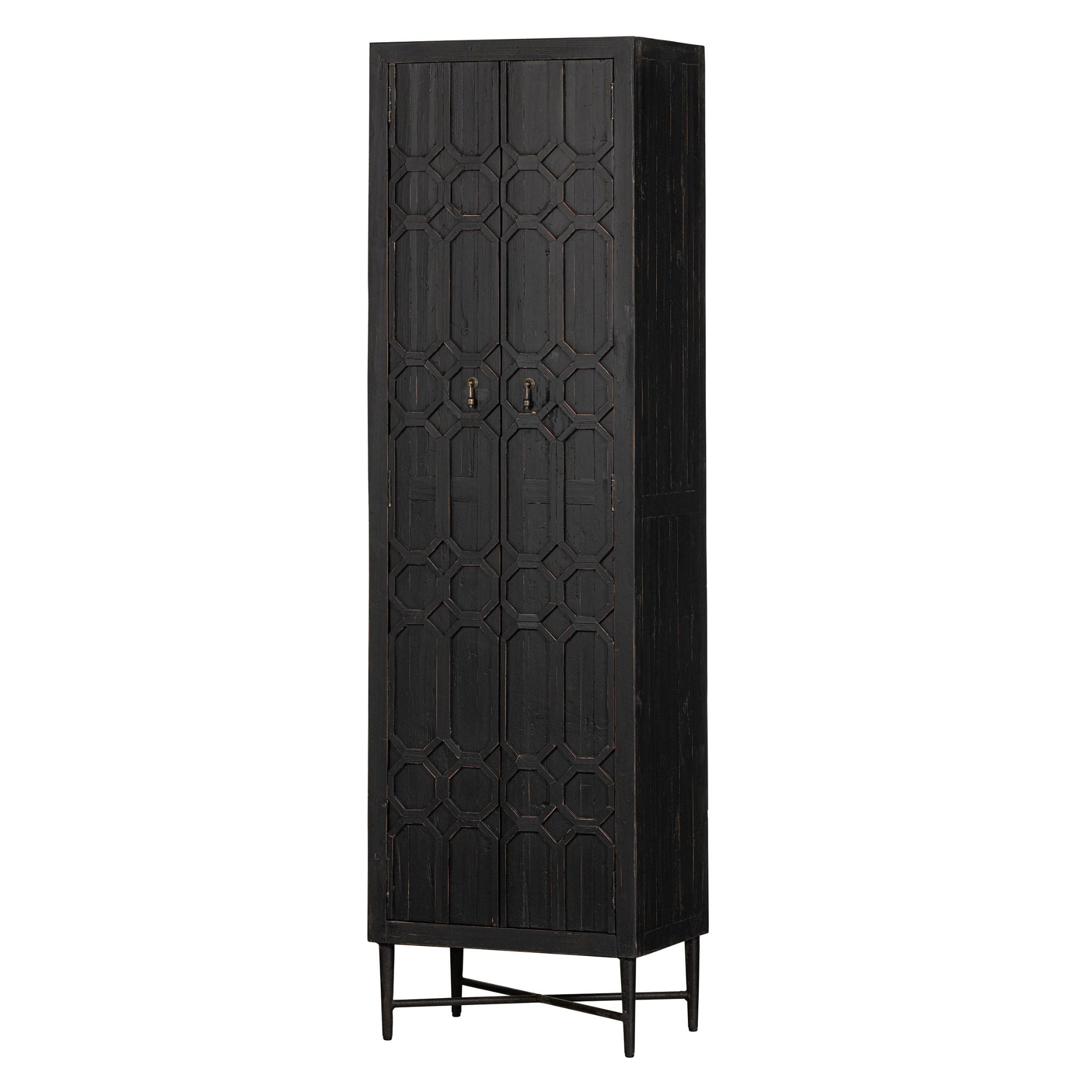 BePureHome Bequest High Cabinet Wood Black - ModernistaLiving