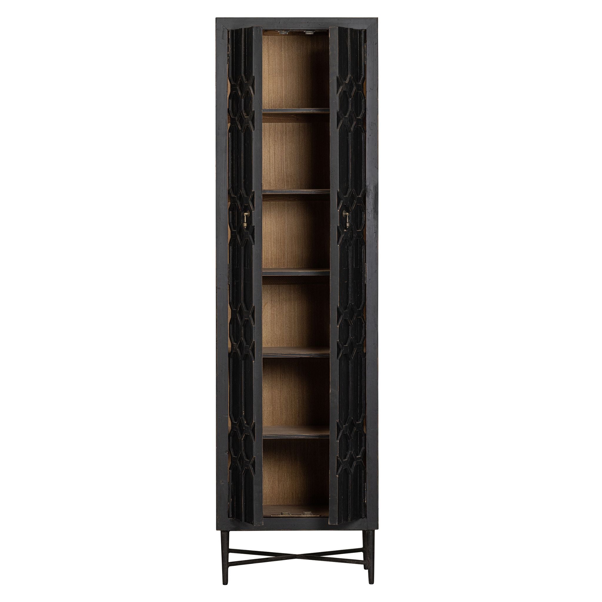 BePureHome Bequest High Cabinet Wood Black - ModernistaLiving