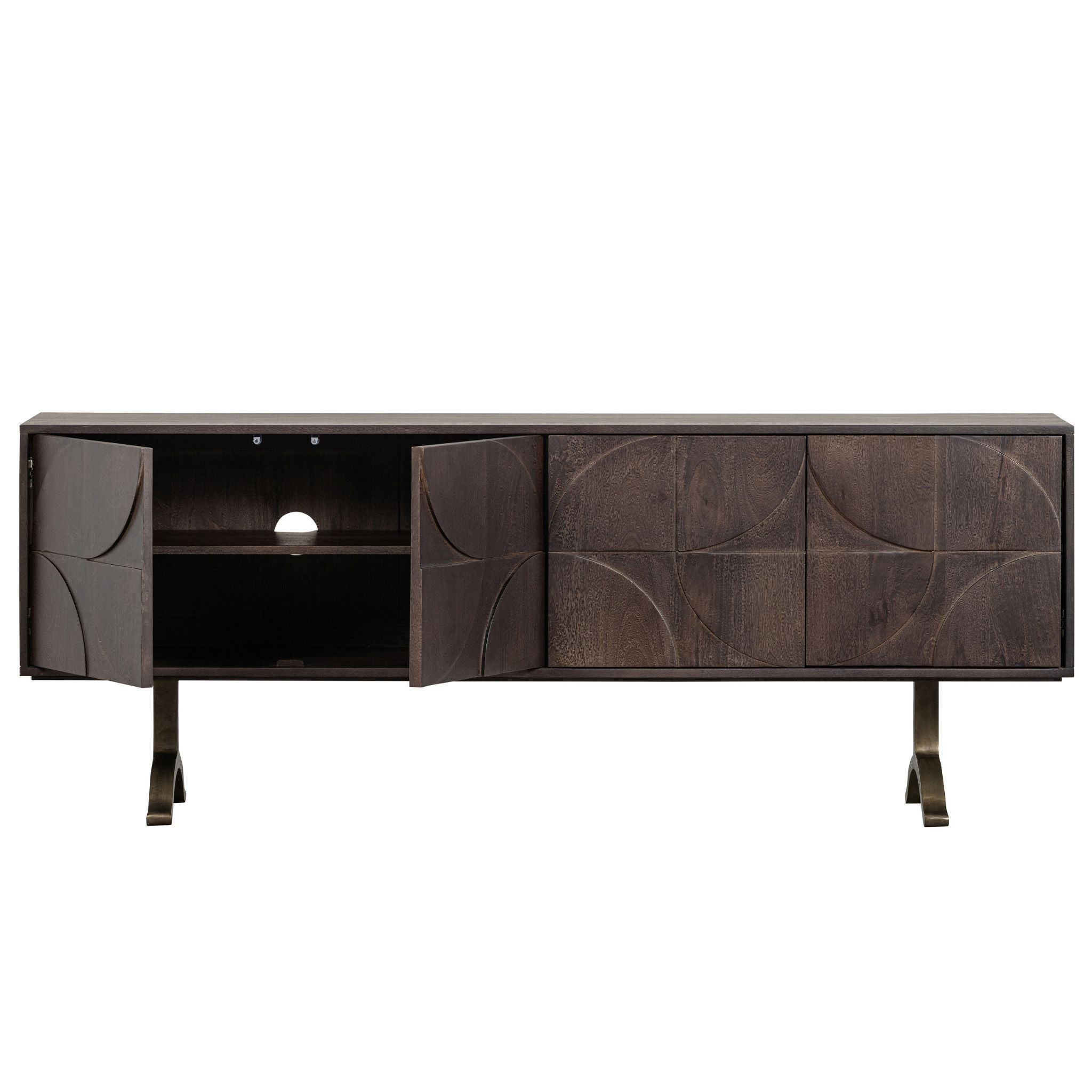 BePureHome Draw Sideboard Mango Wood Walnut - ModernistaLiving