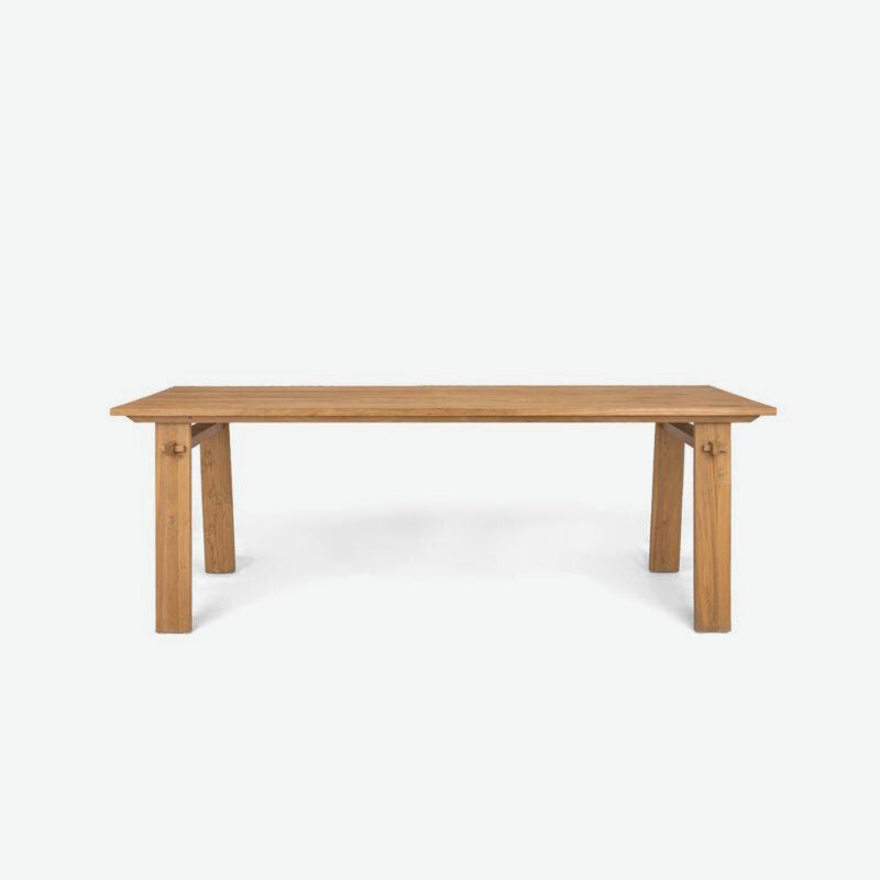 dBodhi Artisan Dining Table Reclaimed Teak Joinery Legs - ModernistaLiving