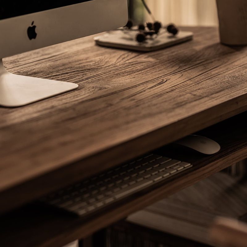 dBodhi Coco Writing Desk Reclaimed Teak Iron Legs - ModernistaLiving